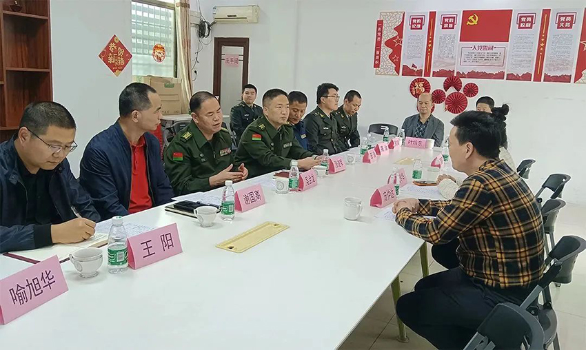 佛山軍分區(qū)政委、禪城區(qū)委常委領(lǐng)導(dǎo)一行蒞臨金凱地調(diào)研指導(dǎo)工作